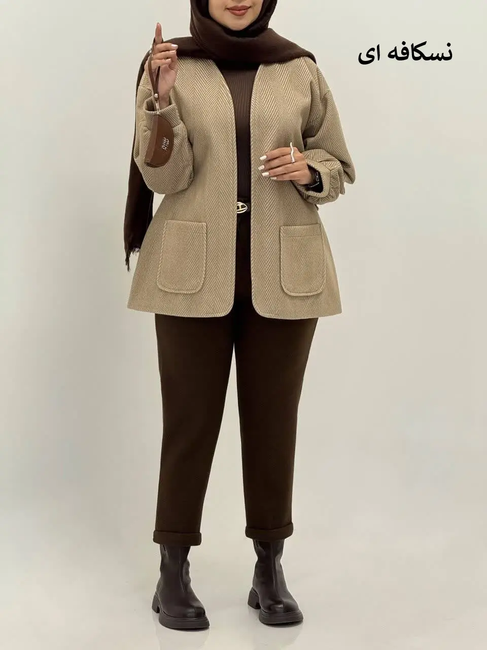 3695-پالتو آستردار فندی